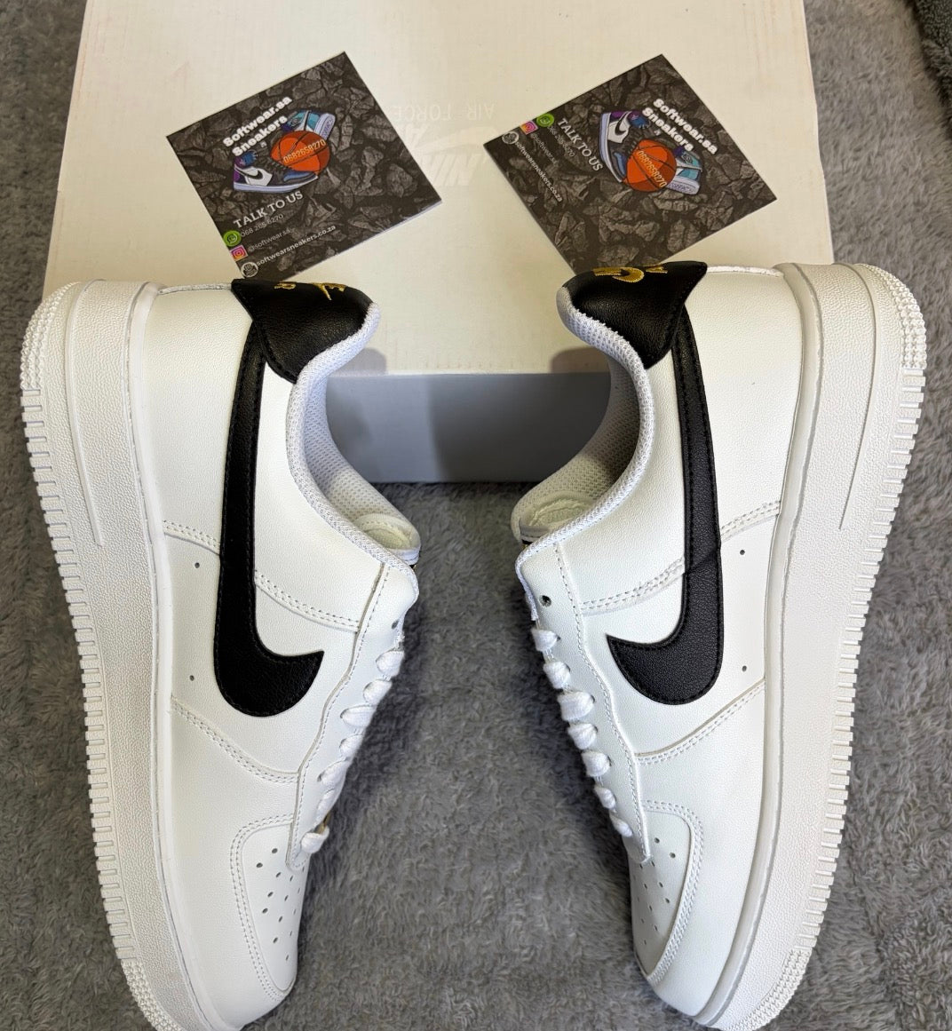 Air Force 1 '07 LV8 ''Double Swoosh - White/Black/Gold'' sneakers