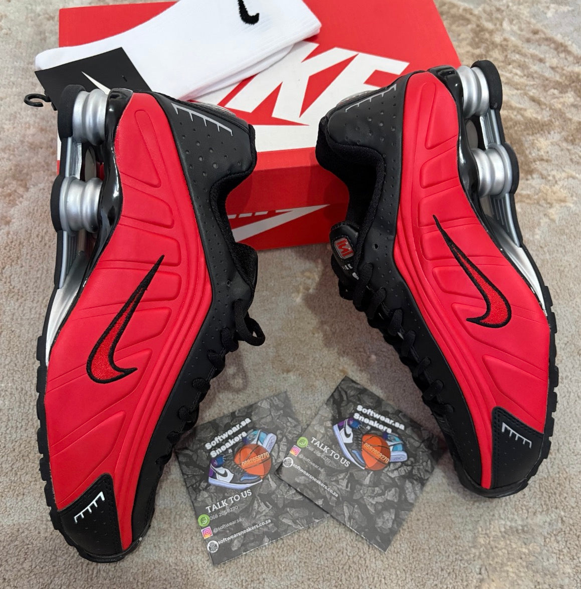 Nike Shox R4 University Red