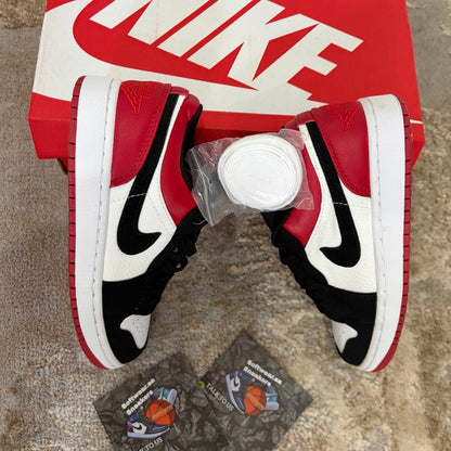 JORDAN 1 LOW “RED WHITE BLACK ”