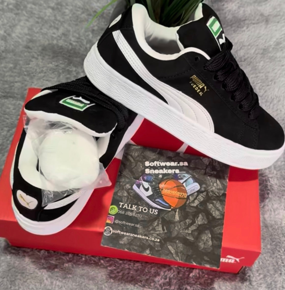 PUMA Black-PUMA White